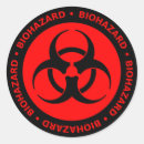 Search for biohazard stickers Red