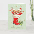 Search for vintage elves christmas cards Snow