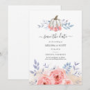 Search for pumpkin save the dates Watercolor