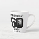 Search for 60th birthday photo mugs Black and white