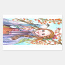 Search for cherry rectangle stickers Red