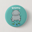Search for hippo buttons Illustration