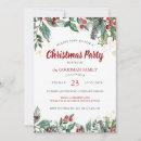 Recherche de holly berries noël invitations Fête de noël d'entreprise