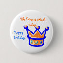 Search for prince buttons Birthday