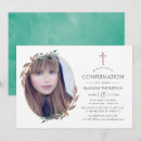 Search for rustic confirmation invitations Greenery