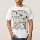 Search for vintage newspaper tshirts Retro