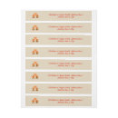Search for gingerbread man return address labels Festive
