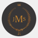 Search for crown monogram stickers Initials