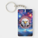 Search for landing eagle keychains Red white and blue