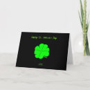 Search for lucky design cards Four leaf clover