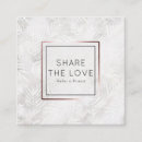 Recherche de référence cartes visite Partagez l'amour