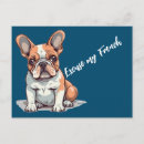 Search for funny bulldog postcards Frenchie
