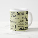 Search for big font mugs Type