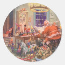 Search for vintage elves stickers North pole