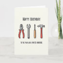 Search for handyman birthday cards Tools