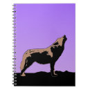 Search for wolf howling notebooks Sunset