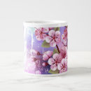 Recherche de peintures de fleurs de cerisier tasses Japonais