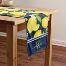 Search for lemon table runners Yellow green