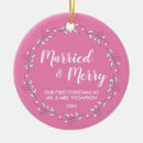 Recherche de joyeux noel ornaments Newly weds