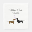 Recherche de dachshund napkins Réception