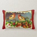 Search for robin christmas pillows Holly