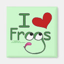 Recherche de mignons grenouille magnets Amphibiens