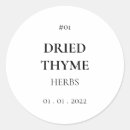 Search for herb labels Pantry