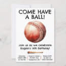 Search for bat birthday invitations Come have a ball