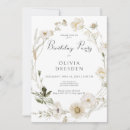 Search for wreath birthday invitations Elegant