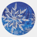 Search for glitter snowflakes stickers Blue