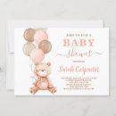 Search for brown baby girl shower invitations Cute
