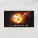 Search for soccer coach business cards Black