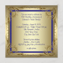 Search for royal blue anniversary party invitations Fiftieth
