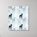 Search for whippet canvas prints Cute