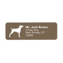 Search for weimaraner return address labels Dog