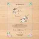 Search for elegant clear wedding invitations Acrylic