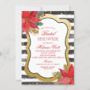 Search for poinsettia bridal shower invitations Watercolor