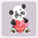 Recherche de panda valentine autocollants Mignon