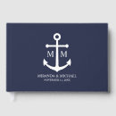 Search for anchor wedding guest books Nautical