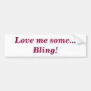Search for bling bumper stickers Girly