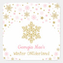 Search for pink snowflake birthday stickers Snowflakes