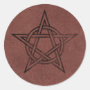 Search for red pentagram stickers Pentacle