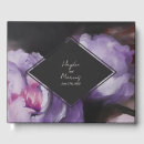 Search for purple wedding guest books Floral