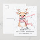 Search for winter humour postcards Reindeer