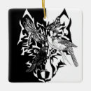 Search for white wolf ornaments Black and white