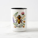 Search for bee illustration mugs Honeybee