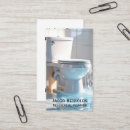 Recherche de toilettes cartes visite Plomberie