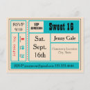 Search for ticket sweet 16 invitations 16th