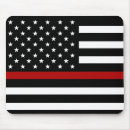 Search for american flag mousepads Thin red line