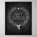 Search for merry christmas chalkboard posters Winter